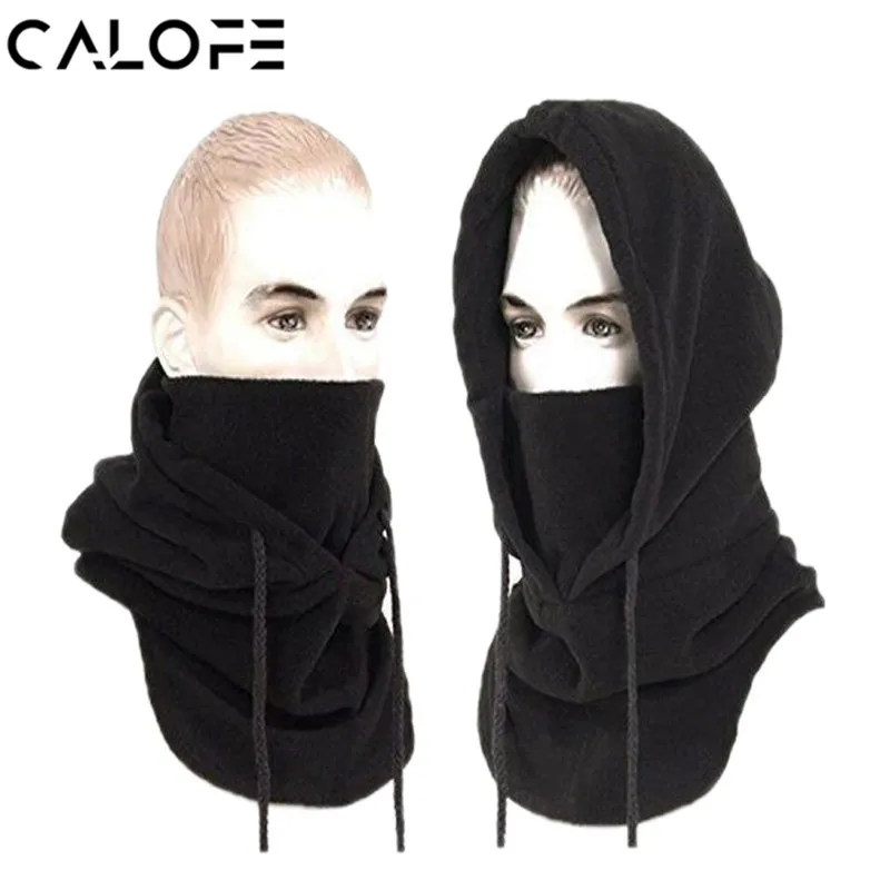 Calofe ветрозащитная Для мужчин зима теплая маска флисовая шапка Сноуборд cap флис маска лыжная шапка шляпа езда маска туристическая шляпа маска для лица