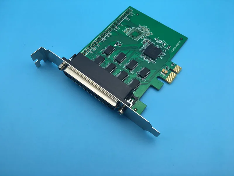 8 портовая серийная плата контроллера RS232 PCI E X1 с кабелем вентилятора XR17V358