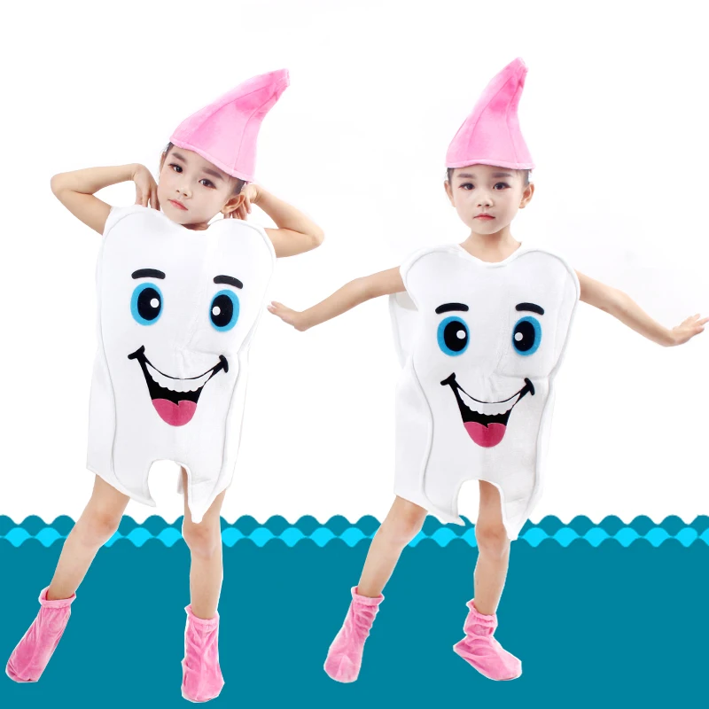 Детский комбинезон для зубов и леденцов с зеленой зубной щеткой | Тематическая