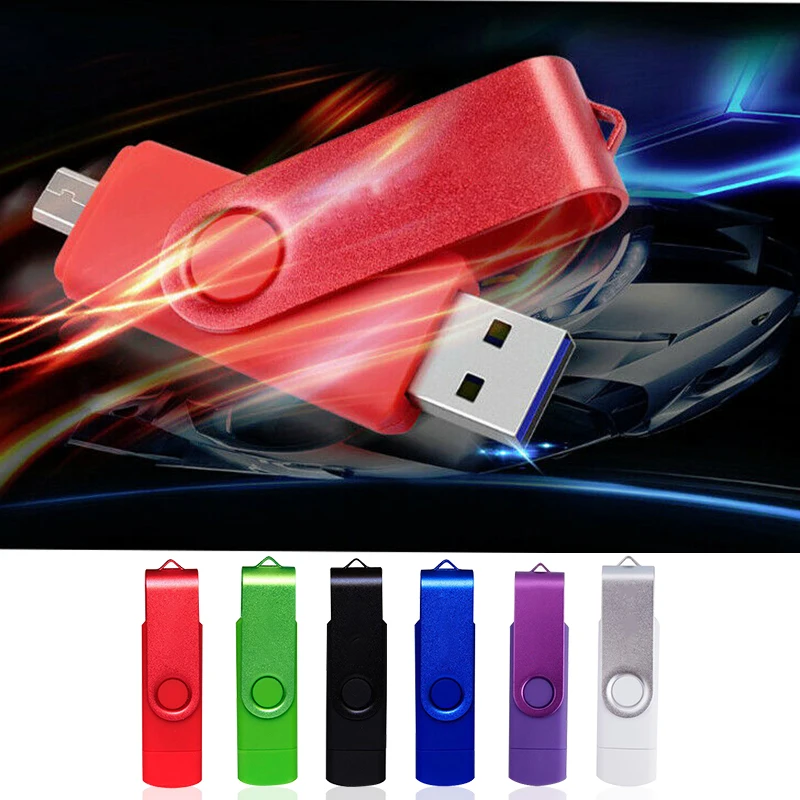 OTG USB флеш накопитель 128 Гб 64 ГБ 32 16 8 внешний для смартфона|USB флэш-накопители| |