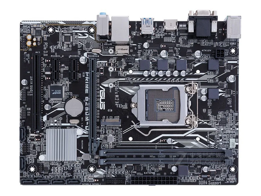Новая настольная Материнская плата Asus PRIME B250M D DDR4 LGA 1151 B250 32 Гб USB2.0 USB3.0 DVI