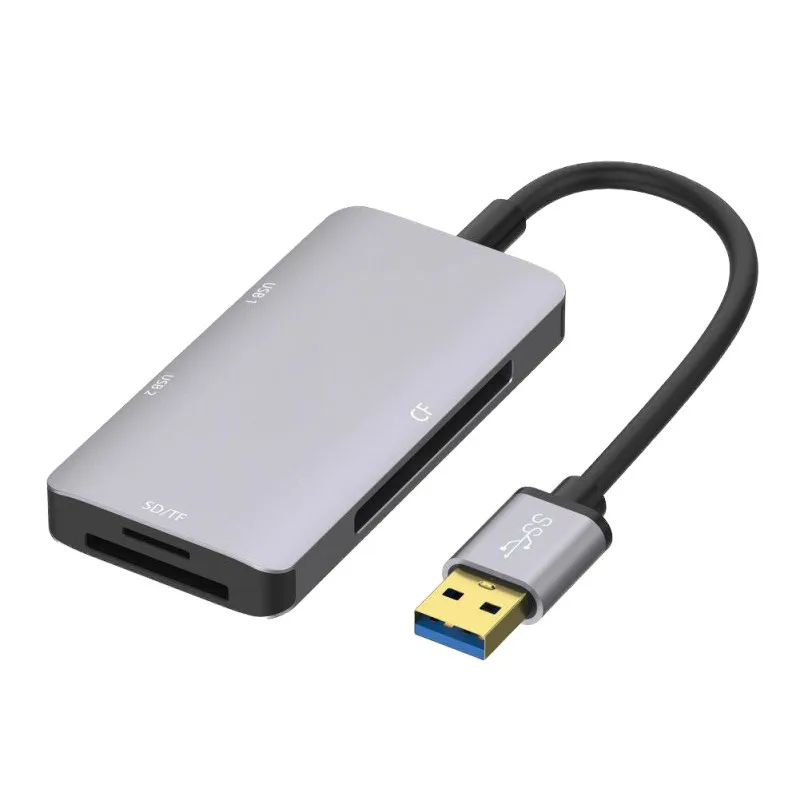 Высокоскоростной USB 3 0 концентратор кардридер порта адаптер сплиттер SD TF CF
