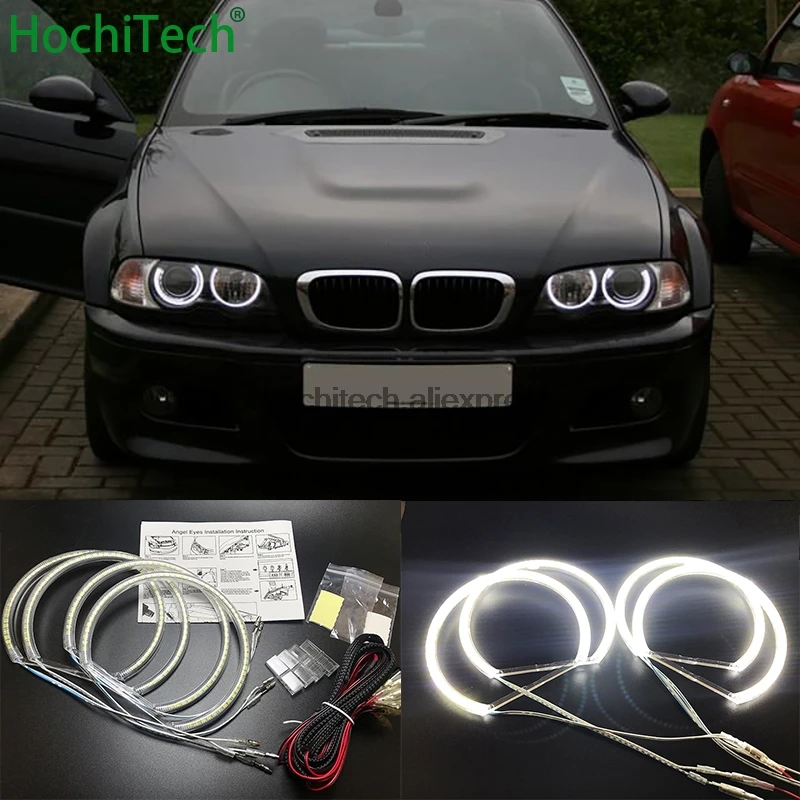 HochiTech для BMW 1998 2003 pre facelift E46 coupe cabrio с проекторами Сверхъяркие 6000K белые SMD