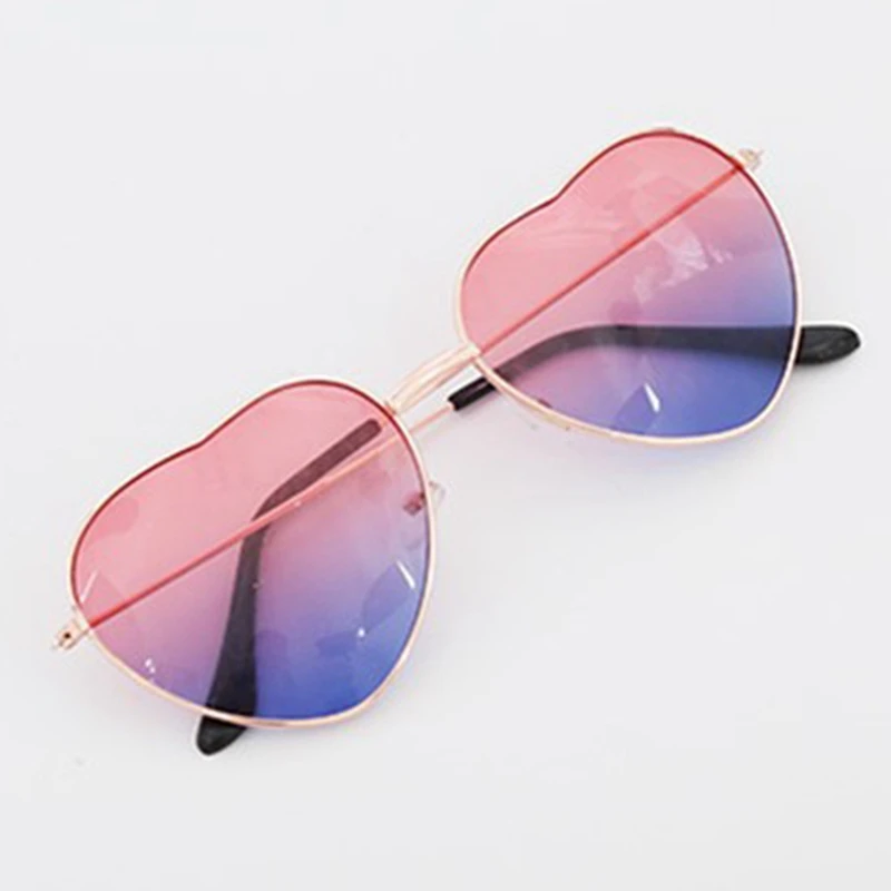 Женские солнцезащитные очки в форме сердца металлические женские брендовые