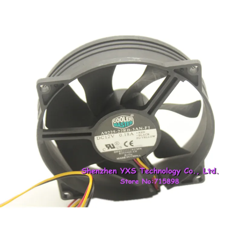 A9225 22RB 3AN F1 DC 12V 0.18A 3 провода CPV Круглый Вентилятор охлаждения|Запасные части| |
