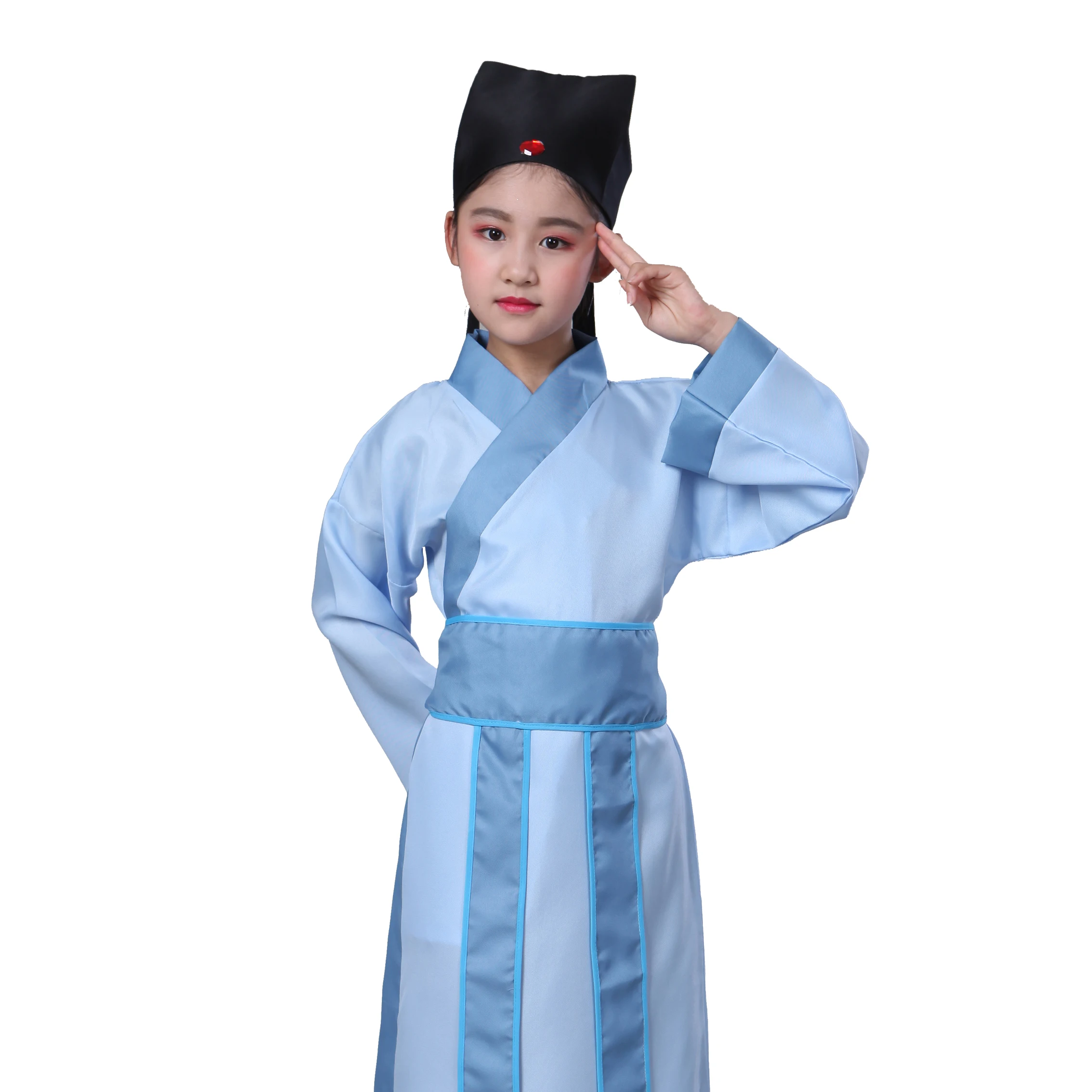 Древний китайский костюм hanfu Детские китайские традиционные костюмы для