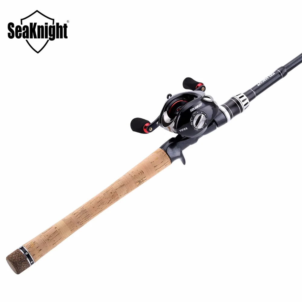 SeaKnight Рыбалка Combo САНГЕ 2.4 м Приманка Стержень М Силовой Полюс VIPE Baitcasting Рыболовная
