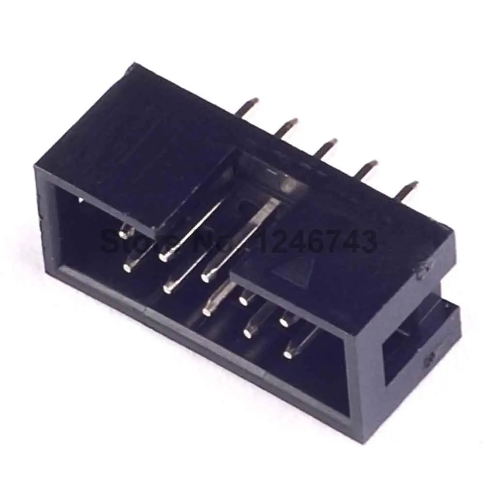 50 шт. DC3 10 Pin кожух штыревой разъем 2 54 мм|connector 2.54mm|connector 10connector male |