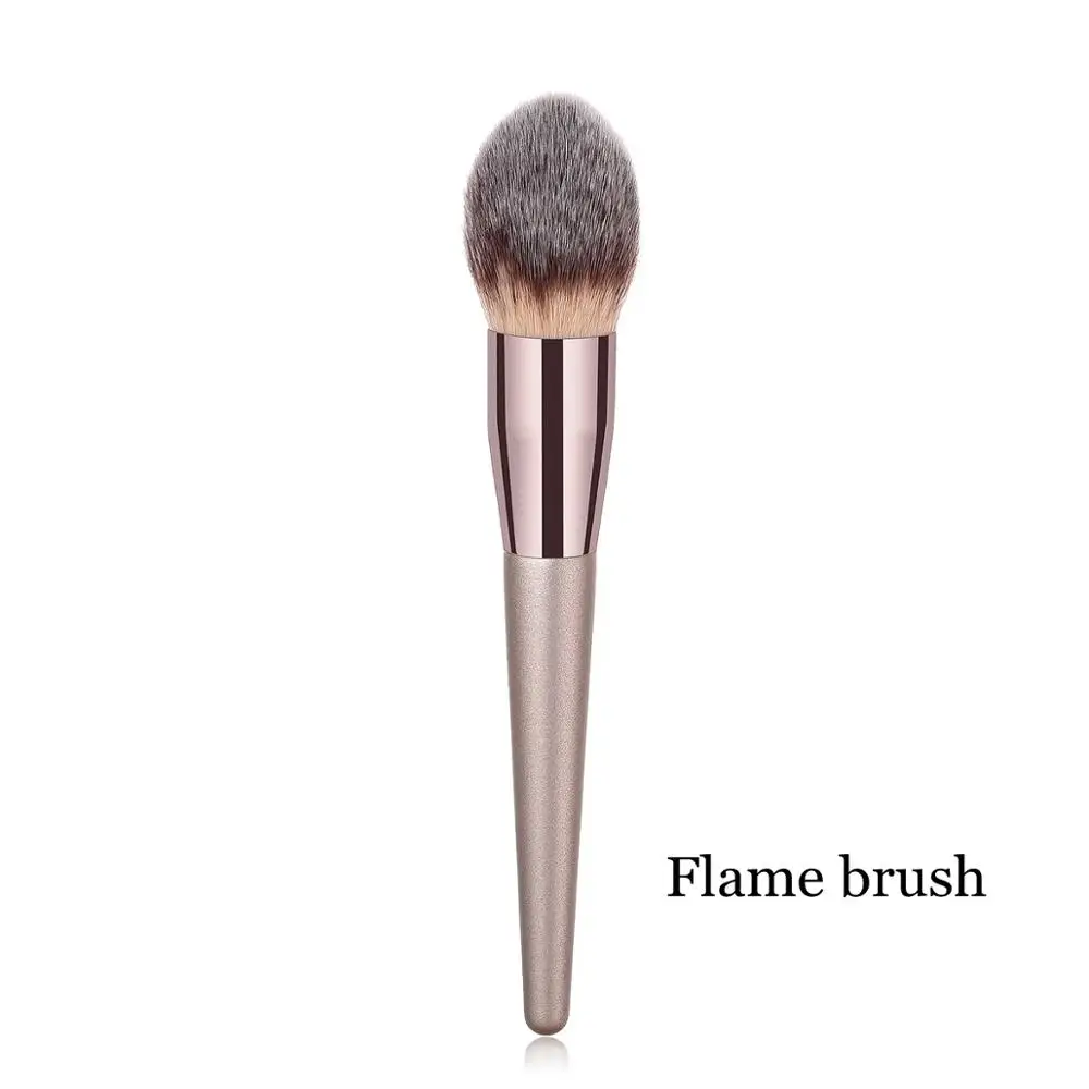 Flame brush 1 шт. Горячая набор кистей для макияжа, косметическая пудра для бровей, теней, наборы кистей, косметические инструменты - Handle Color: Flame brush
