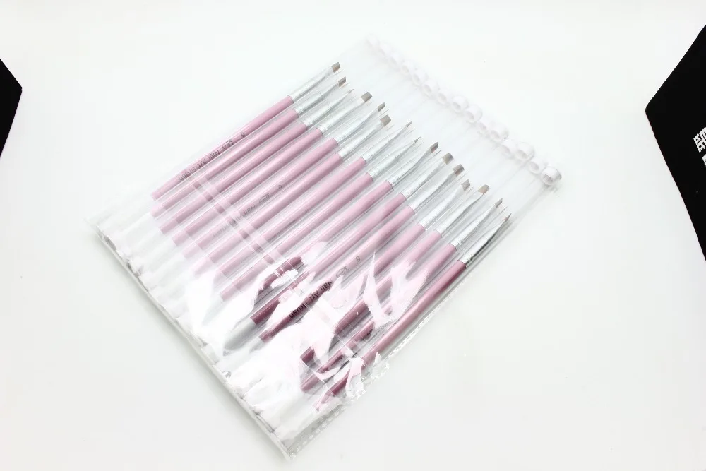 Бесплатная доставка 20 шт. № 6 колонок Дизайн ногтей акрил Кисточки смешивания