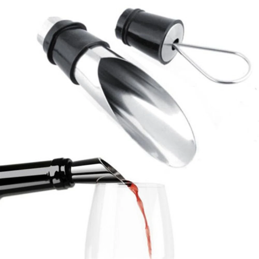 2 шт./компл. насадка для вина из нержавеющей стали с заглушками бутылок|stainless steel wine