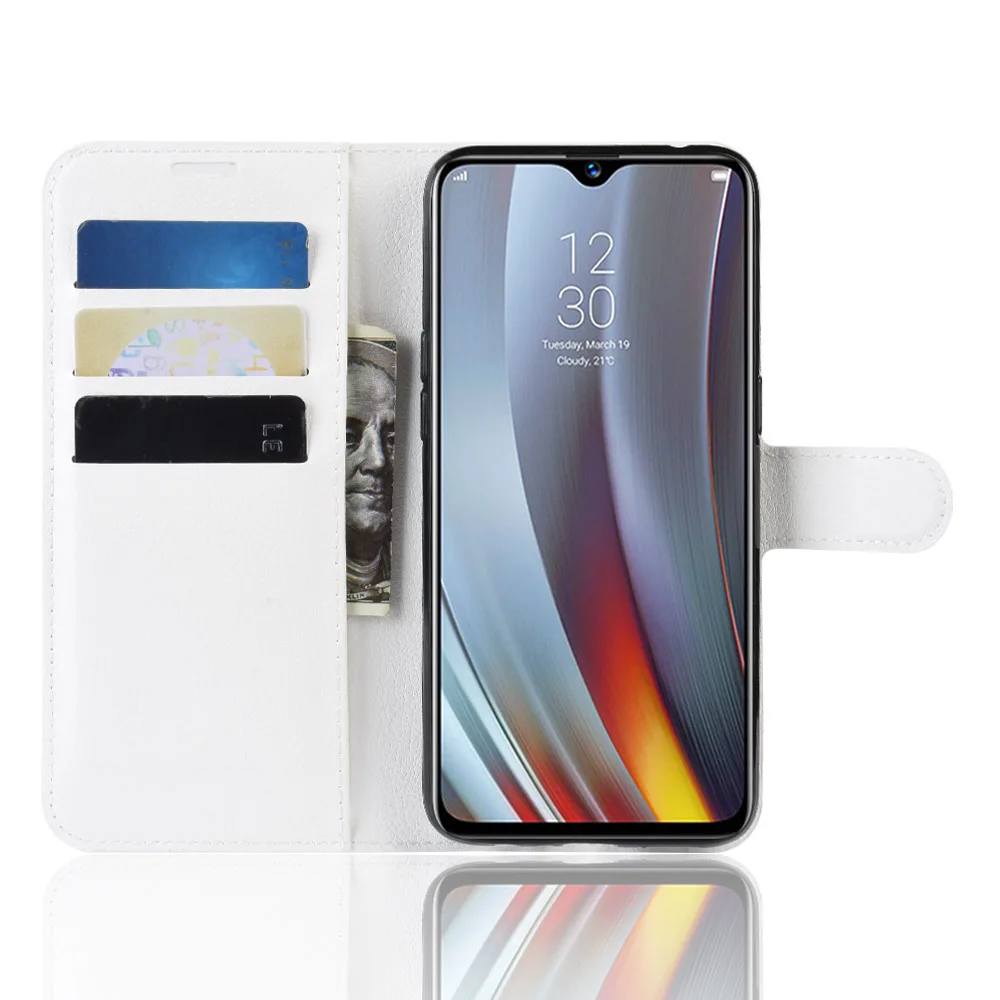 Чехол для мобильного телефона OPPO Realme3 Realme 3 Pro Realme C2, роскошный защитный флип-чехол для телефона, кожаный чехол-кошелек