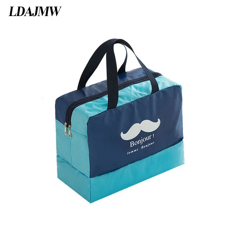

2017 Hot Multi-function Beach Swimming Bag Men Women Waterproof Large Capacity Wet And Dry Separation Slip Shoulder Bag Handbag