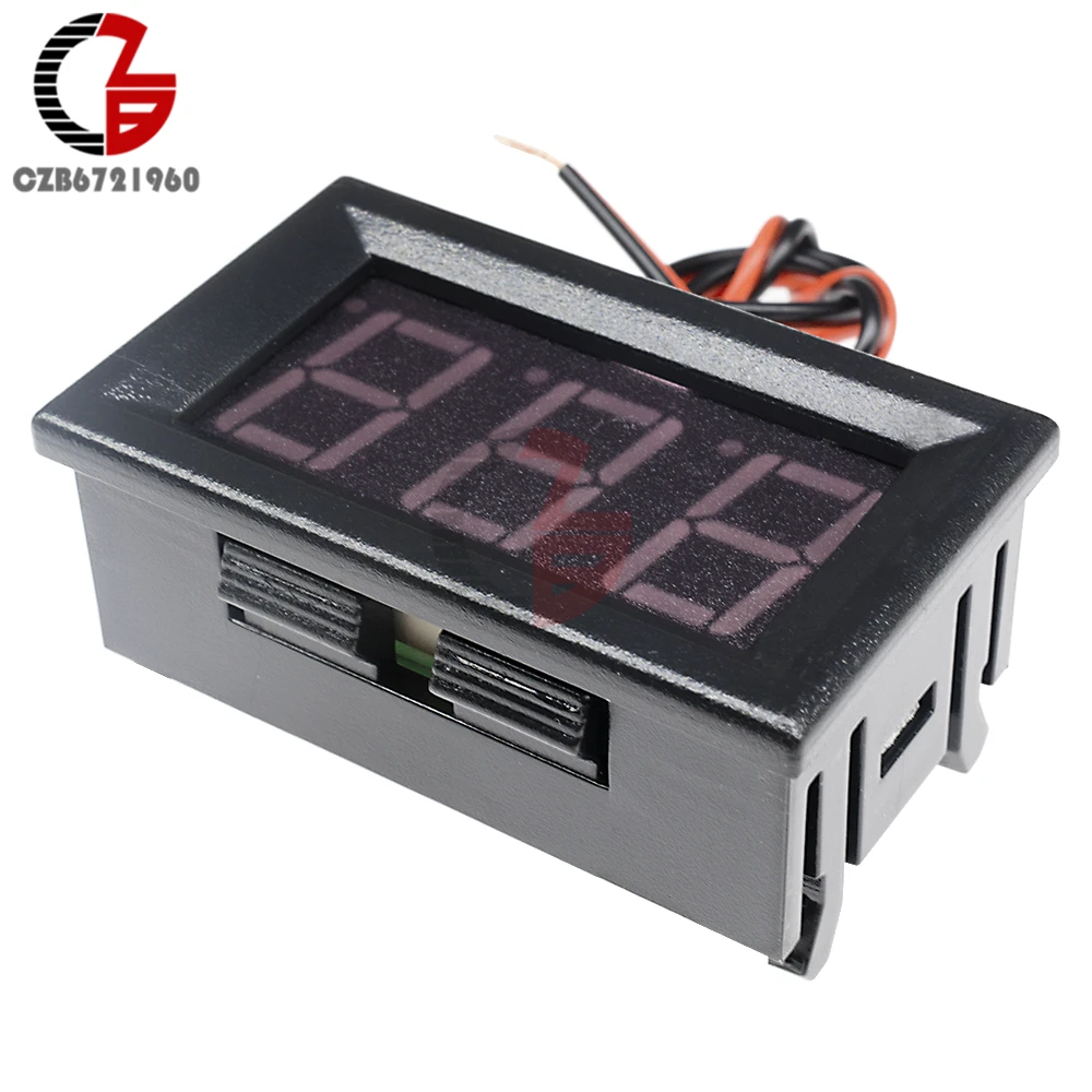 0 56 ''светодиодный цифровой вольтметр DC 12V 24V Мини измеритель напряжения
