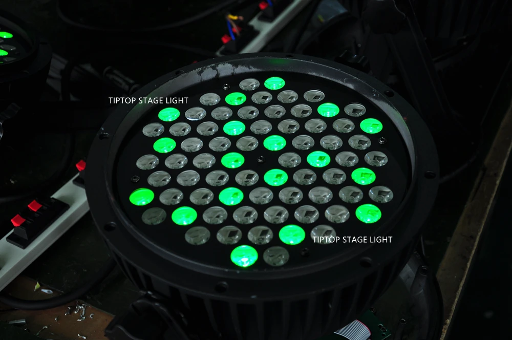 Бесплатная доставка 72x3W плоский наружный RGBW Led Par Светильник 2 4G беспроводной
