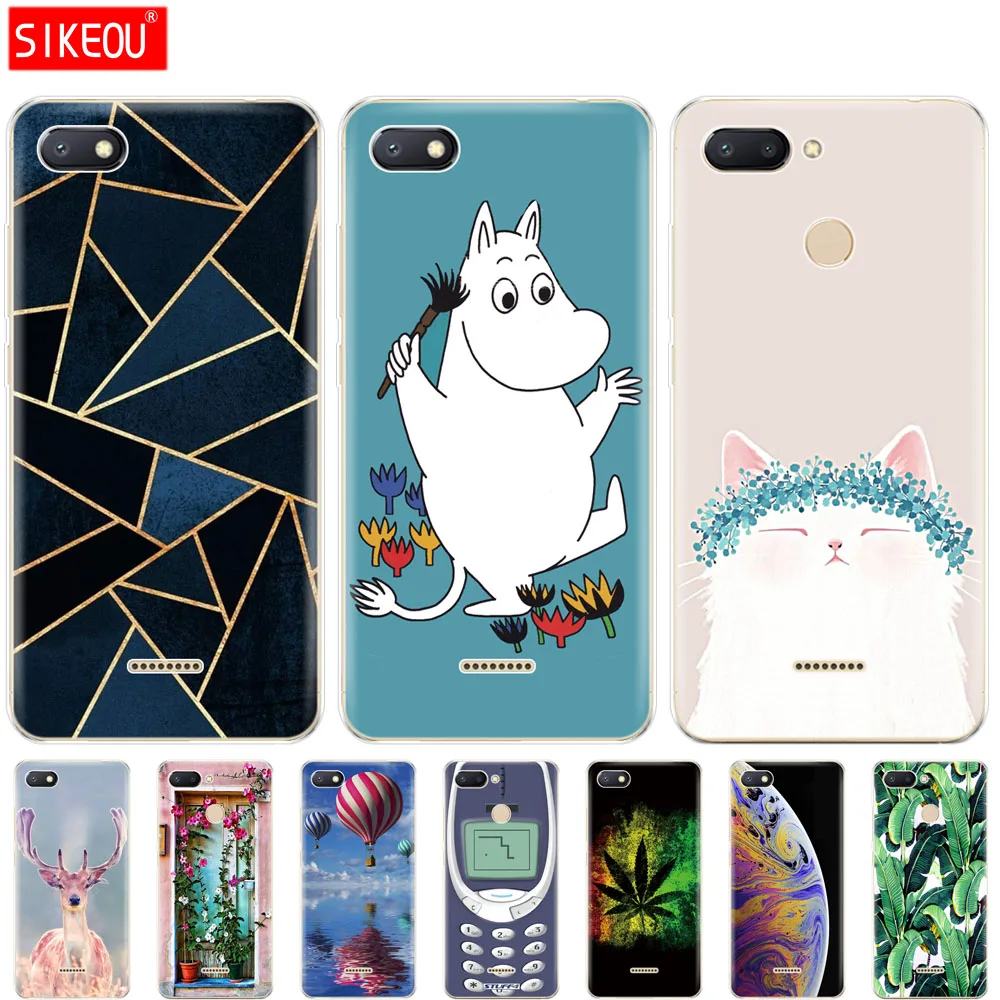 Силиконовый чехол для xiaomi redmi 6 6a задняя крышка 5 45 дюйма телефона xiao mi xiomi redmi6 a с