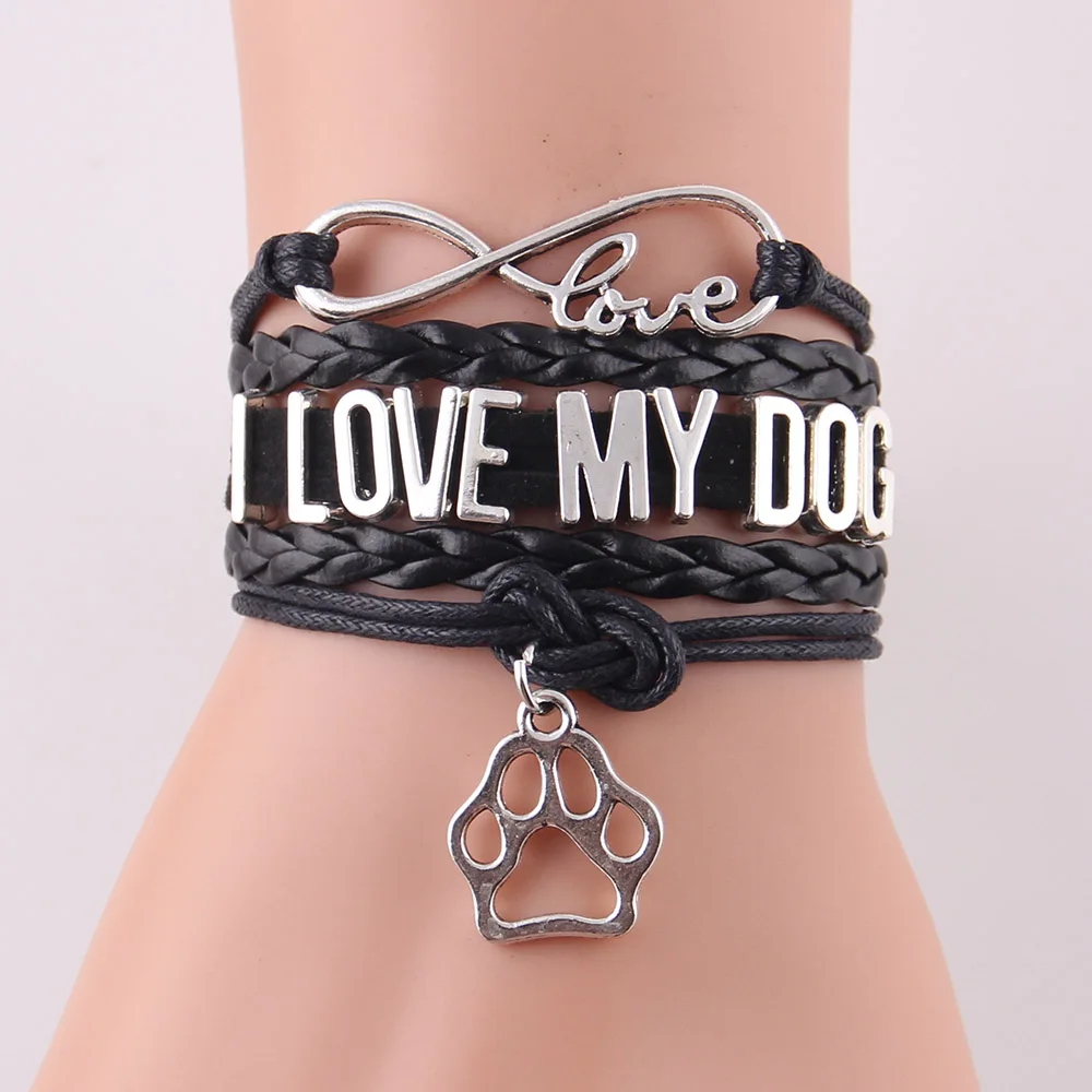 Браслет с подвеской в виде собачьей лапы|dog bracelet|men braceletlove dog bracelet |