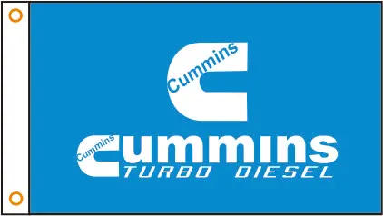 Флаг автомобиля под заказ флаг CUMMINS TURBO DIESEL banner 3x5 футов 100% полиэстер 126 | Дом и сад