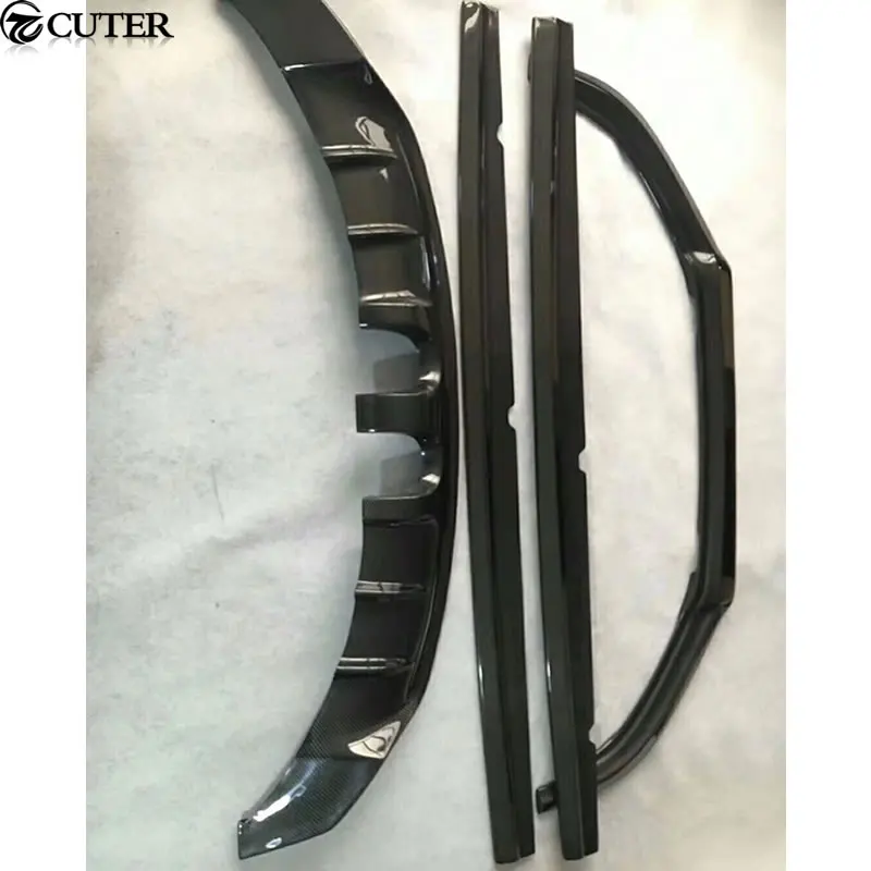 Юбка для Golf 6 R20 из углеродного волокна передняя и задняя диффузор Golf6 MK6 11 13|side