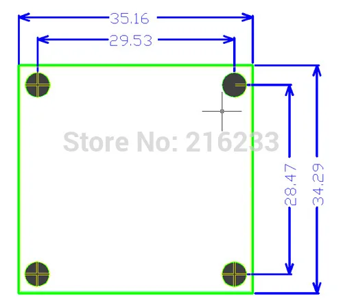 

OV7670 Camera Board (B) 0.3 Megapixel Digital OV7670 Camera Module Easy to Take Photos Record Video Development Kit