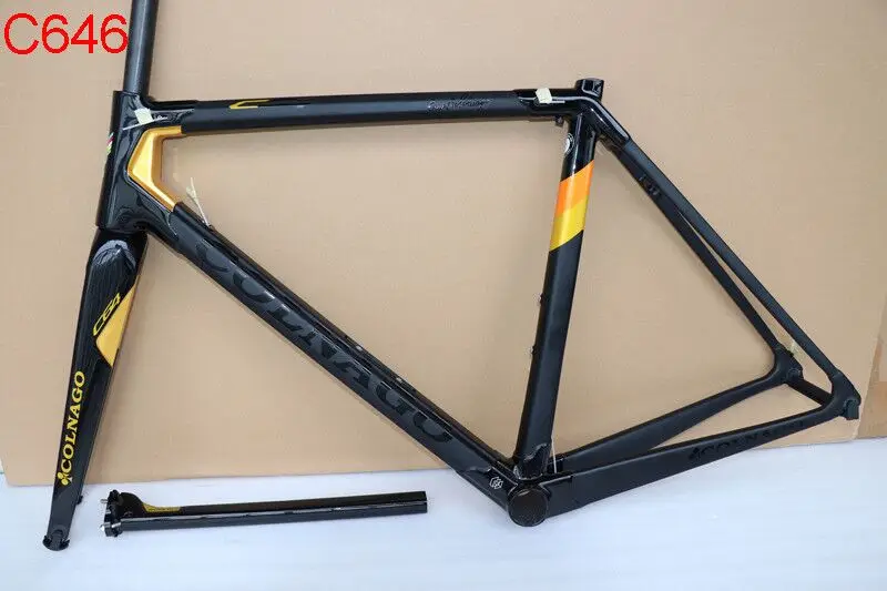 T1100 UD матовый глянцевый черный оранжевый Colnago C64 карбоновая рама велосипеда с 12 цветами на выбор