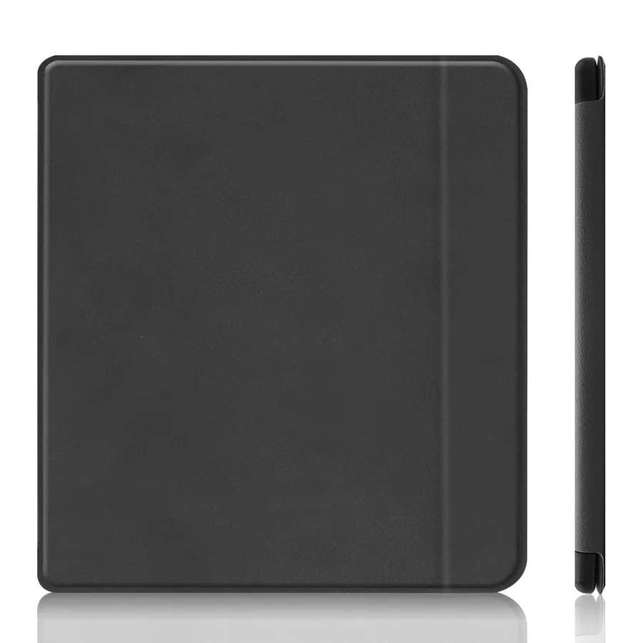 black Умный кожаный чехол для Kobo Forma 8 дюймов ультра тонкий твердый с автоматическим пробуждением сна чехол для Funda KoboForma электронные книги Чехол - Цвет: black