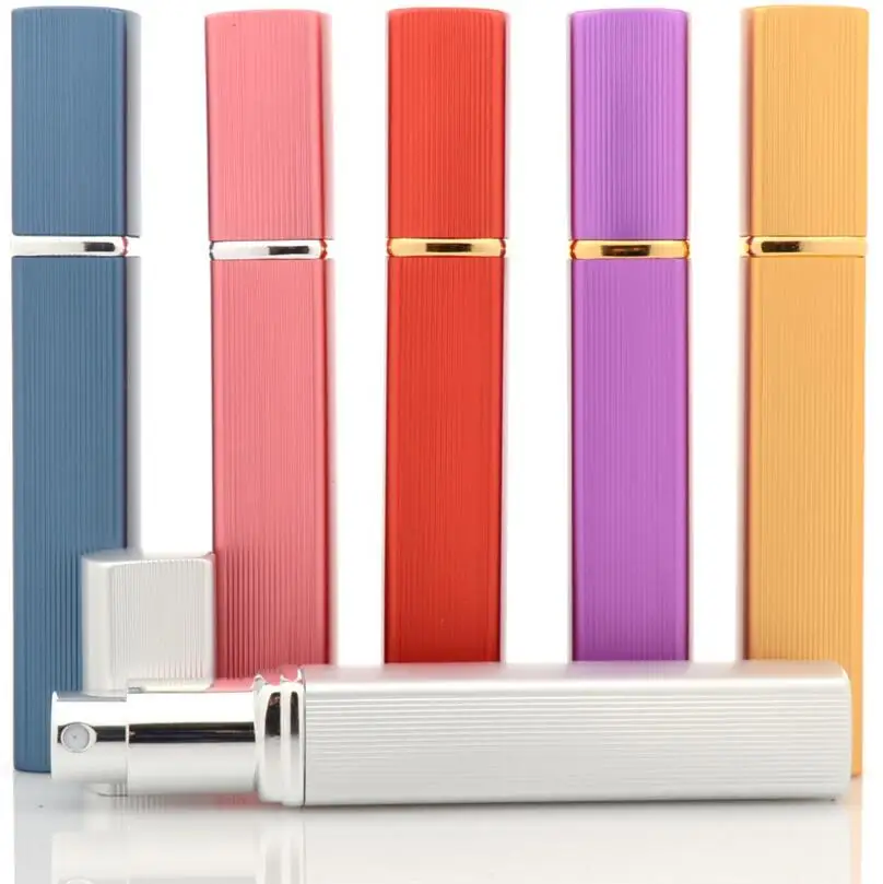 

100 шт./лот 12 мл модный дорожный многоразовый мини-флакон с распылителем для духов Пустой косметический упаковочный контейнер