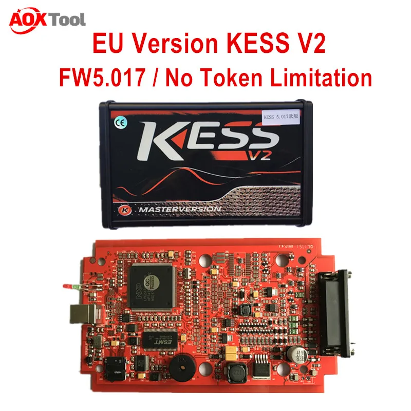 EU KESS V2 Master Kess V2.47 V2.23 FW5.017 красный PCB без маркерного ограничения Ktag V7.020 комплект для