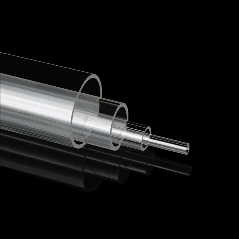 Прозрачное акриловое оргстекло трубка прозрачная труба PMMA OD.8 x ID.6 L1000mm ( 10