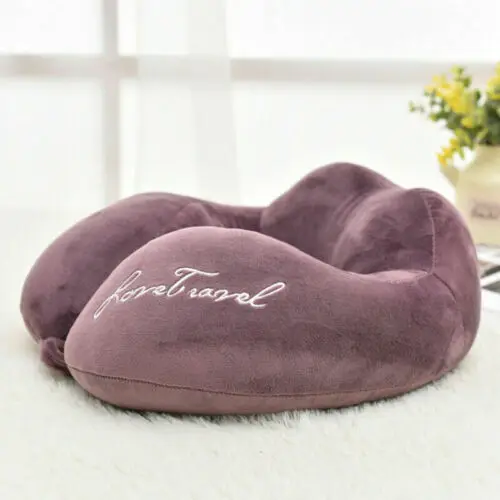 U образная дорожная подушка для шеи с эффектом памяти|Подушка| |