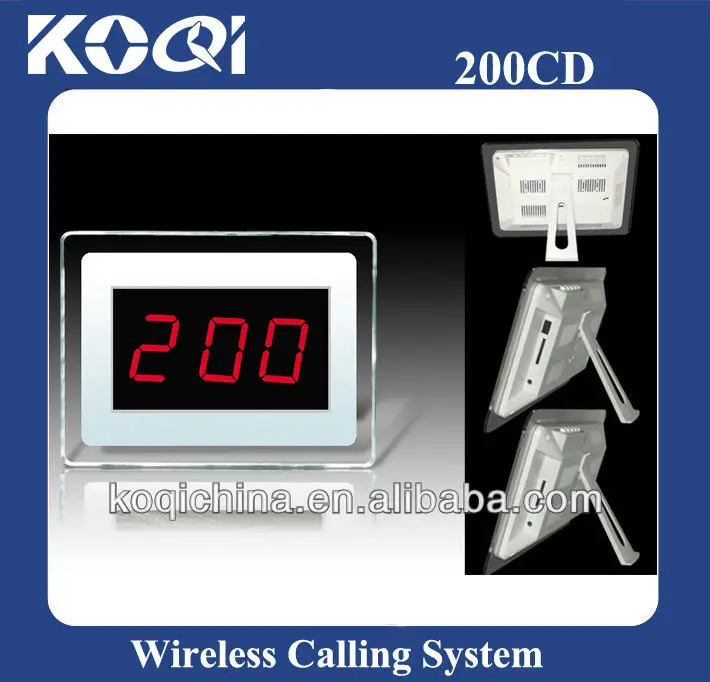 Беспроводная система заказа для ресторана электронный звонок (дисплей 1 шт. с