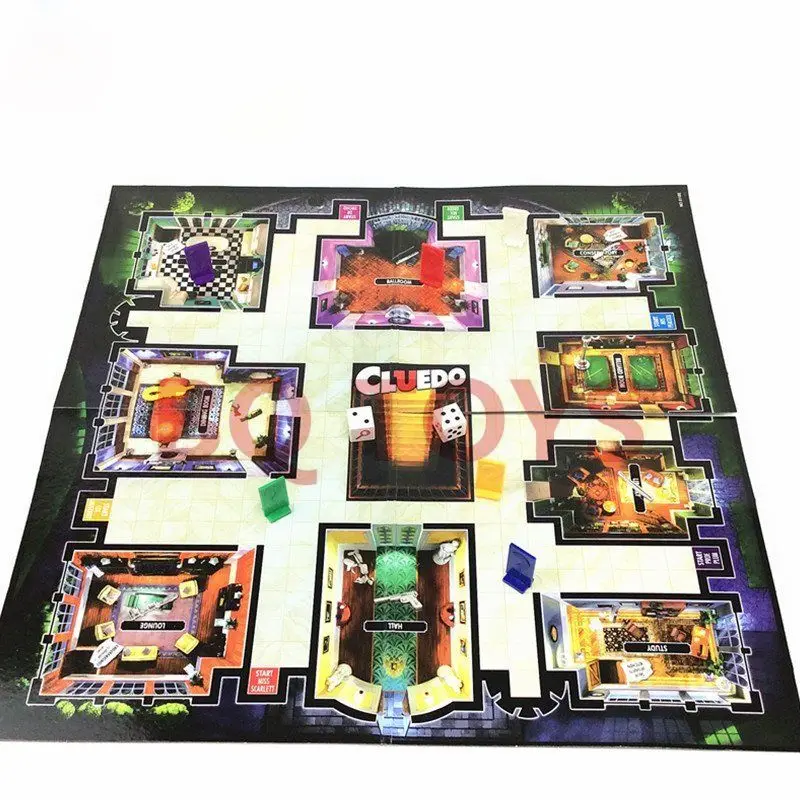 ДЕТЕКТИВНАЯ ИГРА для Cluedo Классическая загадочная смешная настольная игра вечерние дети ДЕТЕКТИВНАЯ логика традиционная игра-головоломка