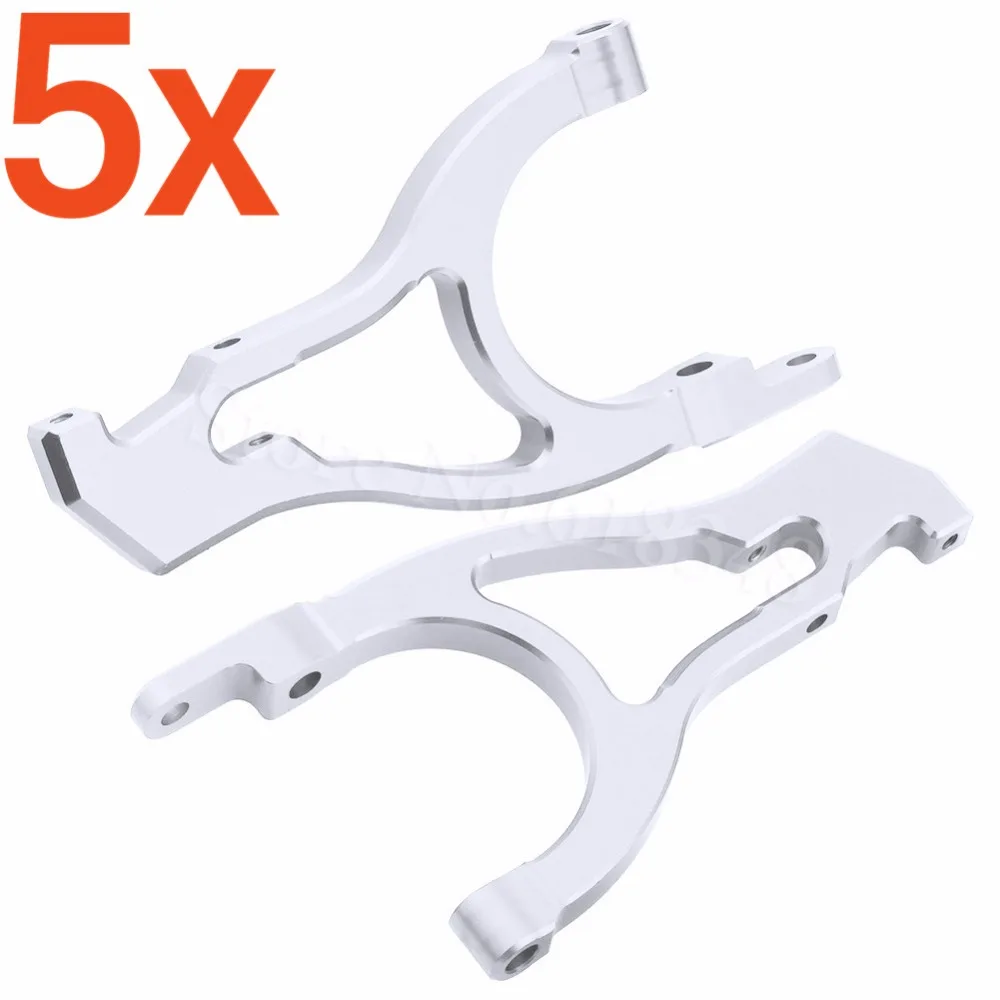

5 Pairs Aluminum Rear Shock Tower Mount Post For 1/5 HPI Baja 5B 5SC 5T 5R SS T1000 KM ROVAN 85438 Hop Up Parts CNC