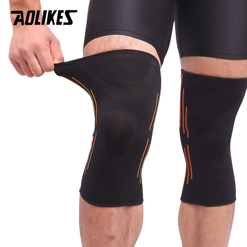 AOLIKES 1 пара спортивный безопасный футбольный наколенник баскетбольные