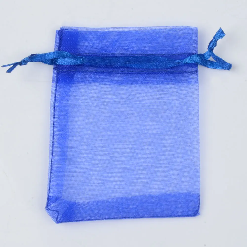 17 Dark blue 500 шт./лот,, сумки из органзы 7x9 9x12 10x15 13x18 см, свадебные подарочные сумки, вечерние сумки для ювелирных изделий - Цвет: 17 Dark blue