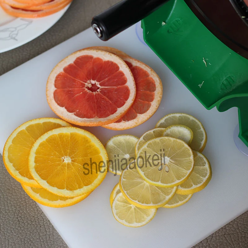Manual Fruit Slicer Commercial Adjustable thickness sliced lemon slicer Potato Ginger Lotus Root orange apple 1pc | Бытовая техника
