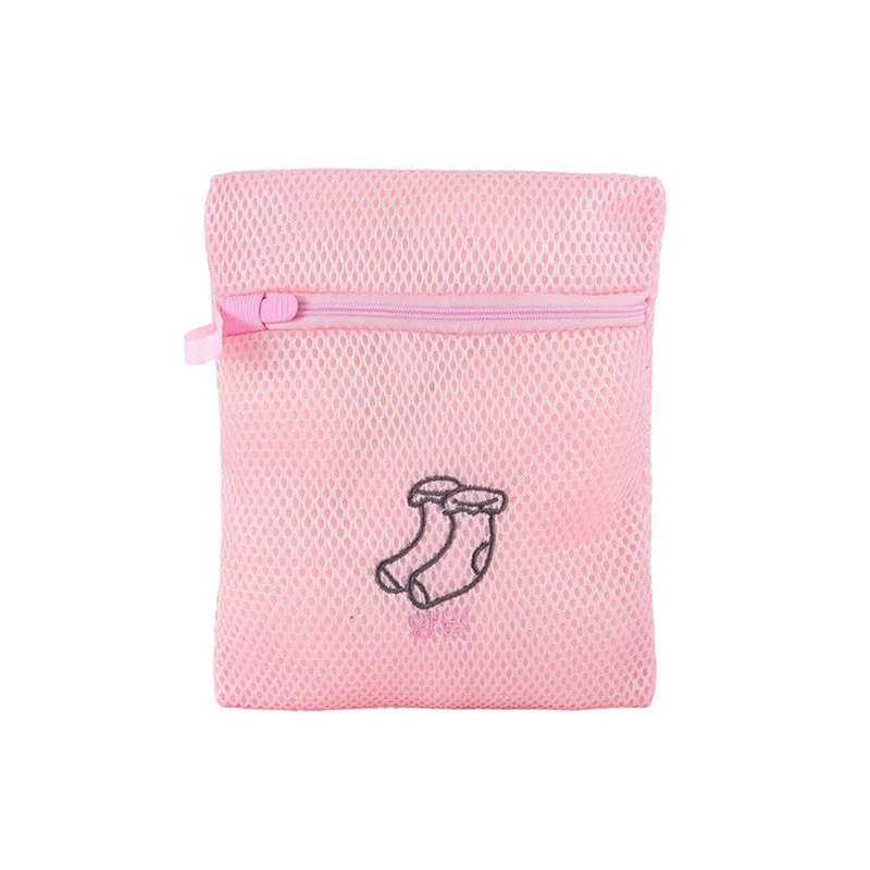 Socks wash bag New Lingerie Washing Home Use Mesh Clothing Underwear Organizer Washing Bag Useful Mesh Net Bra Wash Bag zipper Laundry Bag - Цвет: Socks wash bag