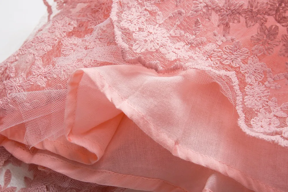 Girls Lace Dress Elegant Children Wedding Party Gown Pageant Baby Dresses Kids Flower Frock Princess Birthday Girl 2-7Year | Детская