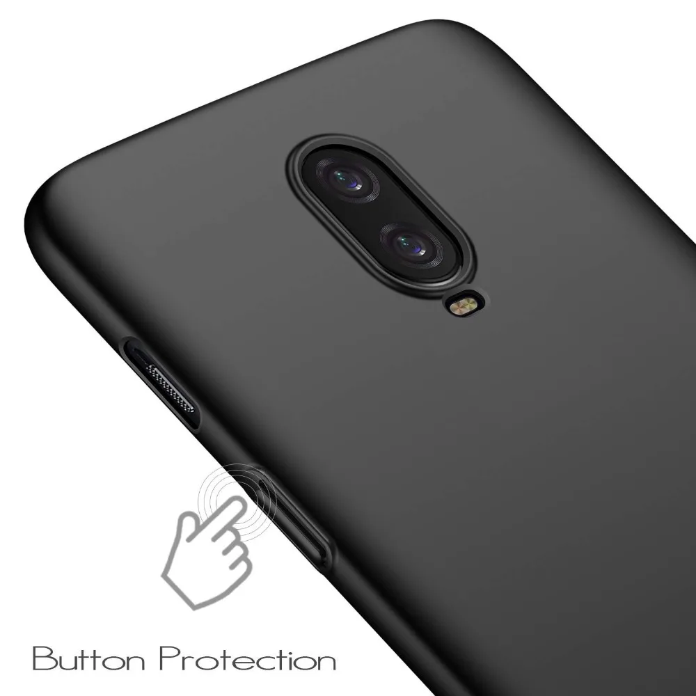 Чехол для Oneplus 6T 6 Ультра тонкий ударопрочный Полный Корпус Жесткий ПК