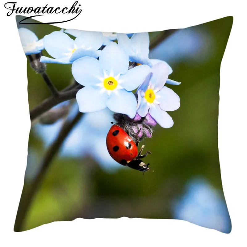 

Fuwatacchi Insect Animals Cushion Cover for Sofa Home Pillow Cover for Decorative Throw Pillows Car Home Room Decorative Pillows