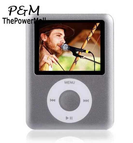 Спортивный MP3 Встроенный 4G реальная память(Виртуальная 32G) 1," lcd Медиа Видео игра фильм fm-радио HD MP3-плеер электронная книга, просмотр фото - Цвет: Серебристый