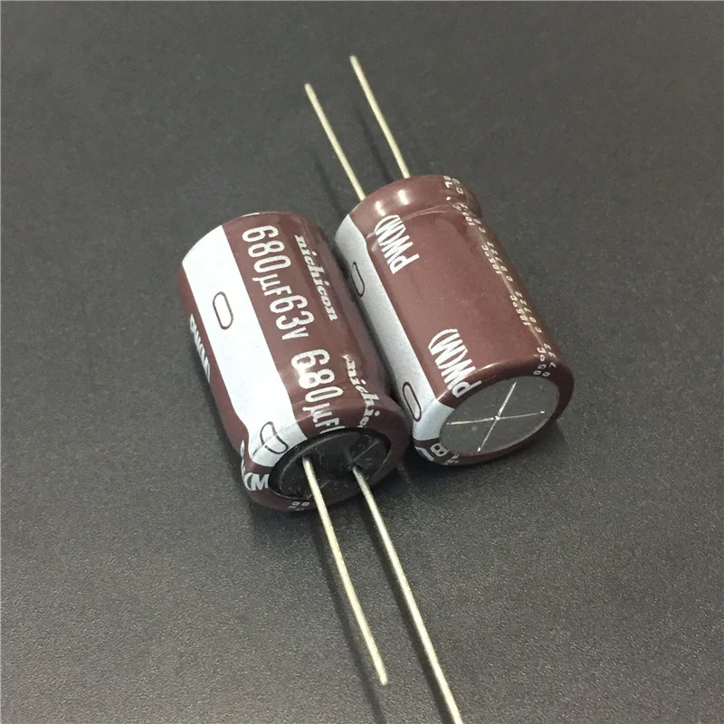 5 шт. 680 мкФ 63V NICHICON PW Серия 16x25 мм низкое сопротивление длительный срок службы 63V680uF