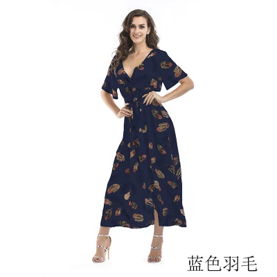 Новое модное женское платье сексуальное Vestidos De Festa повседневное свободное летнее платье Пляжная элегантная уличная одежда Vestidos горячая Распродажа Вечерние - Цвет: Style Six