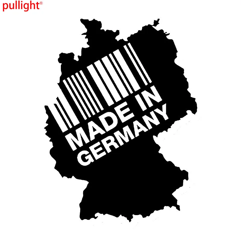 Сделано в Германии континента сканер штрих кода модные виниловые наклейки для