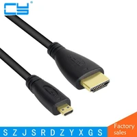hd compatible cable 1m 1 5m 3m 5m micro hd to hdtv male to male 1 4v 3d adapter convertor free shipping