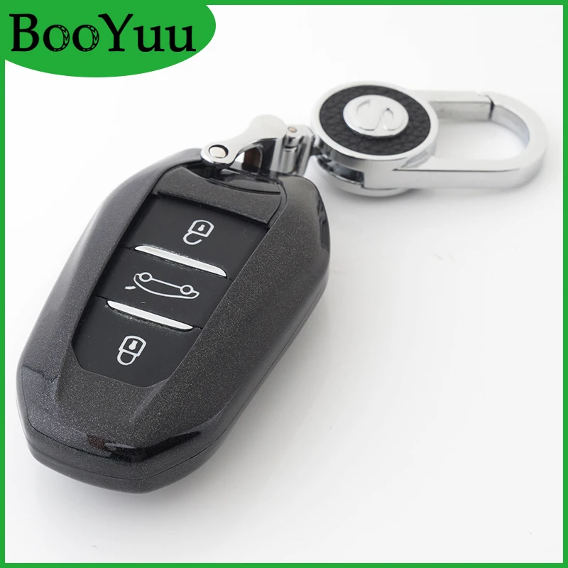 Чехол для ключей автомобиля BooYuu ABS + Plaint Citroen C4 C4L C5 C6 C3XR DS4 DS5 DS6 Elysee Picasso AIRCROSS