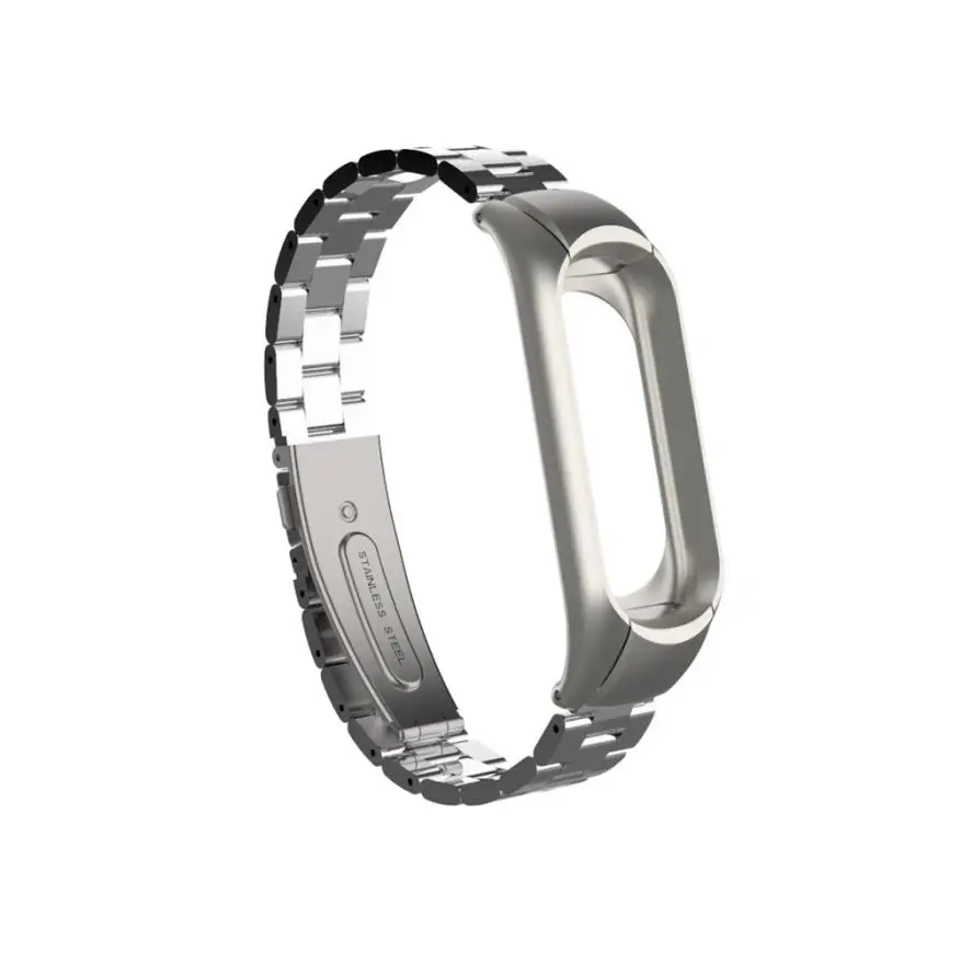 HIPERDEAL для Xiaomi Mi Band 3 модный роскошный ремешок из нержавеющей стали металлический