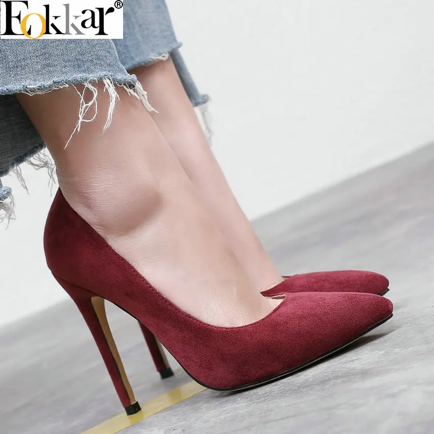 Женские туфли-лодочки Eokkar 2019 вечерние на платформе без застежки очень тонком
