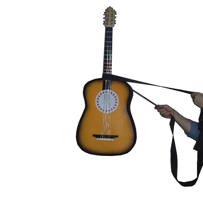 Появляющиеся и плавающие гитары волшебные трюки удивительная сцена Волшебная