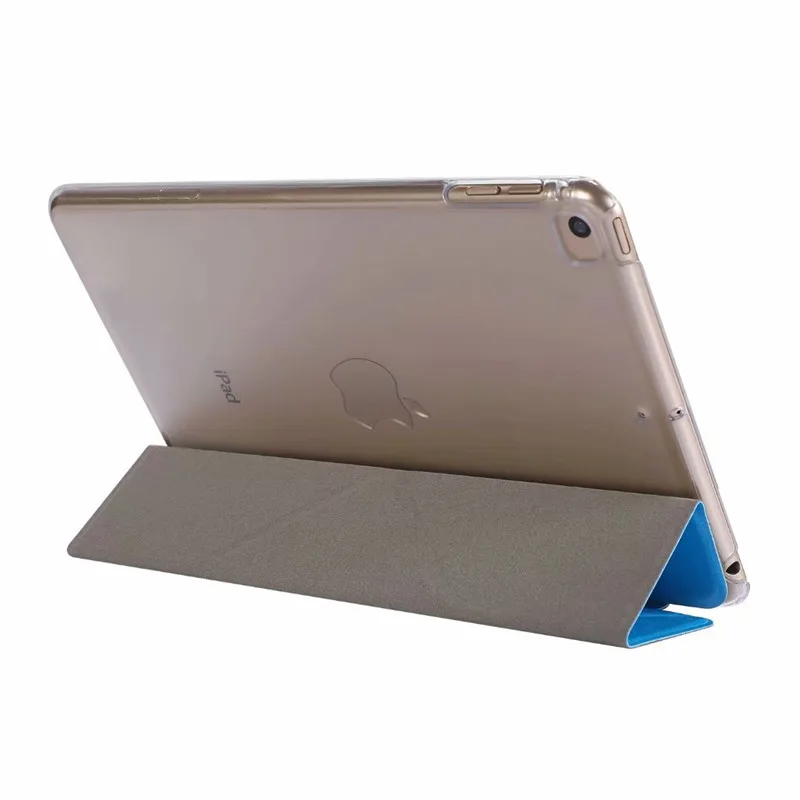 Флип-чехол для ipad Mini 5 Чехол, ультра тонкий из искусственной кожи+ прозрачный пластиковый задний смарт-чехол для ipad Mini 5 7,9 дюймов чехол